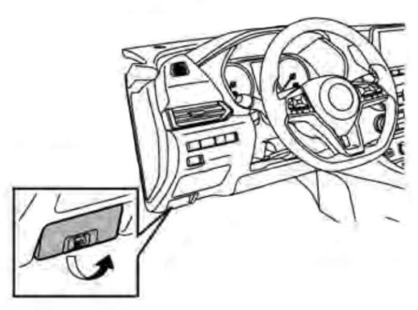 Nissan Sentra: Open Fuel Door - HiRide