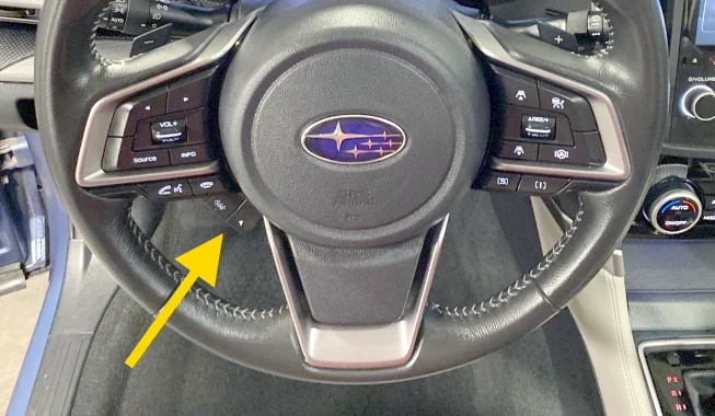 Subaru Forester Oil Reset Controls