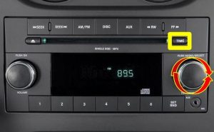 Jeep Patriot Time Button and Stereo Knob