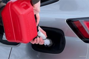 Ford Explorer Open Fuel Door