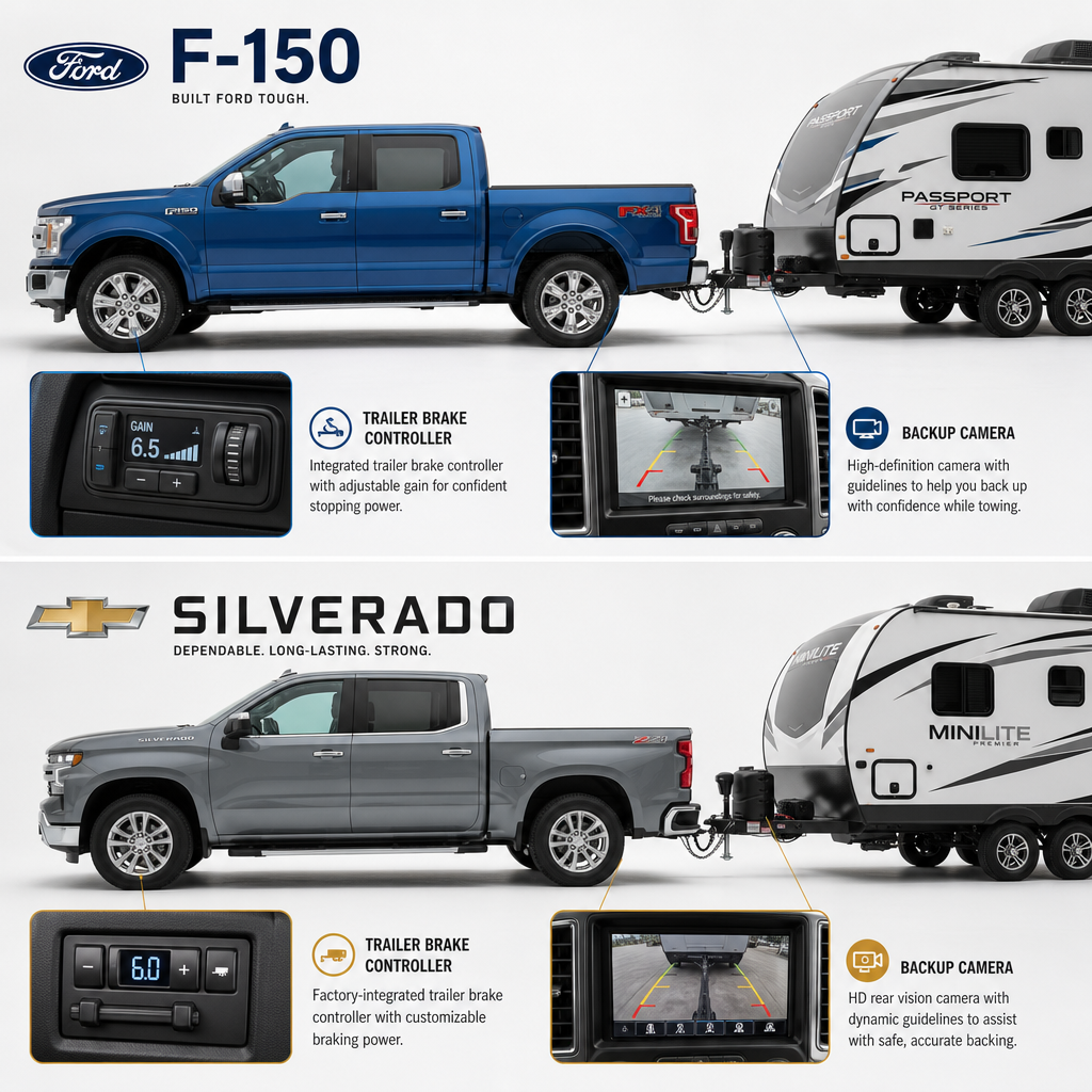 Towing Technology: Ford vs Chevy Features