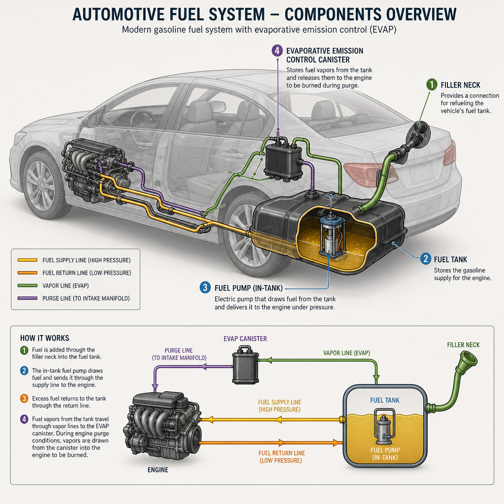 How Your Cars Fuel System Actually Works