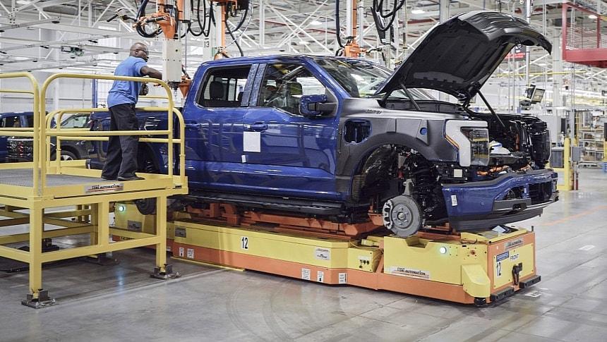 Ford F-150 Lightning electric pickup truck